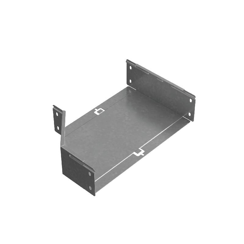 Переходник для лотка правый 100х300-400 сталь 1мм "ПЛЮС" PDplus100-300-400-R КМ PL0685