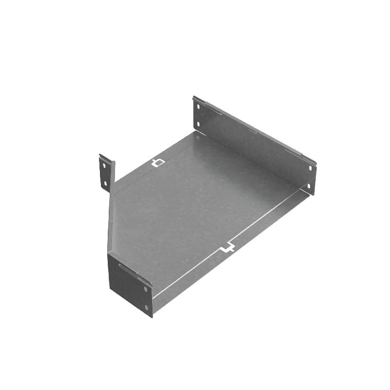 Переходник для лотка правый 100х300-500 сталь 1мм "ПЛЮС" PDplus100-300-500-R HD КМ PL1613