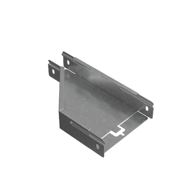 Переходник для лотка правый 50х50-150 сталь 1мм "ПЛЮС" PDplus50-50-150-R КМ PL0624