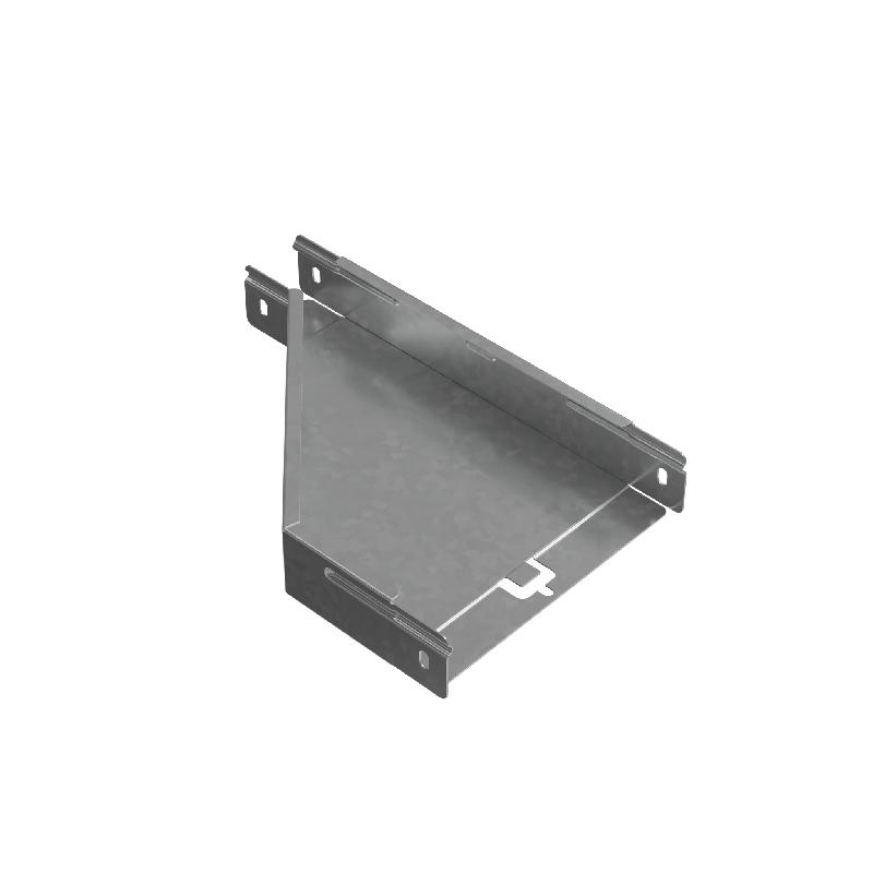 Переходник для лотка правый 50х50-200 сталь 1мм "ПЛЮС" PDplus50-50-200-R КМ PL0625