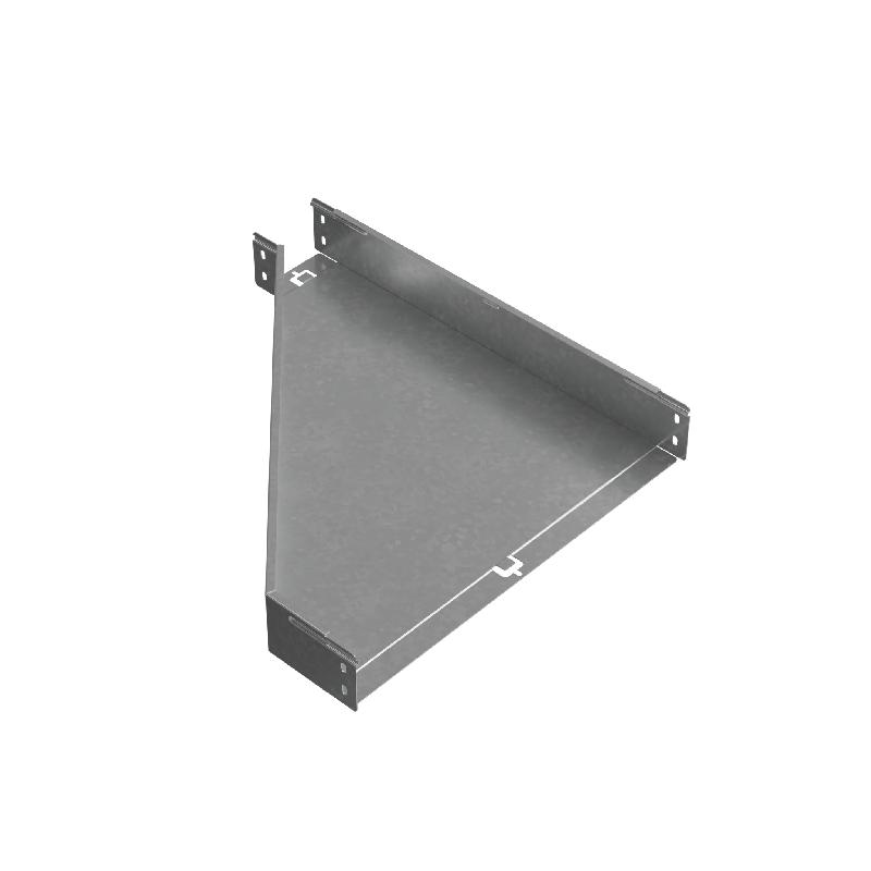 Переходник для лотка правый 80х100-500 сталь 1мм "ПЛЮС" PDplus80-100-500-R КМ PL0653