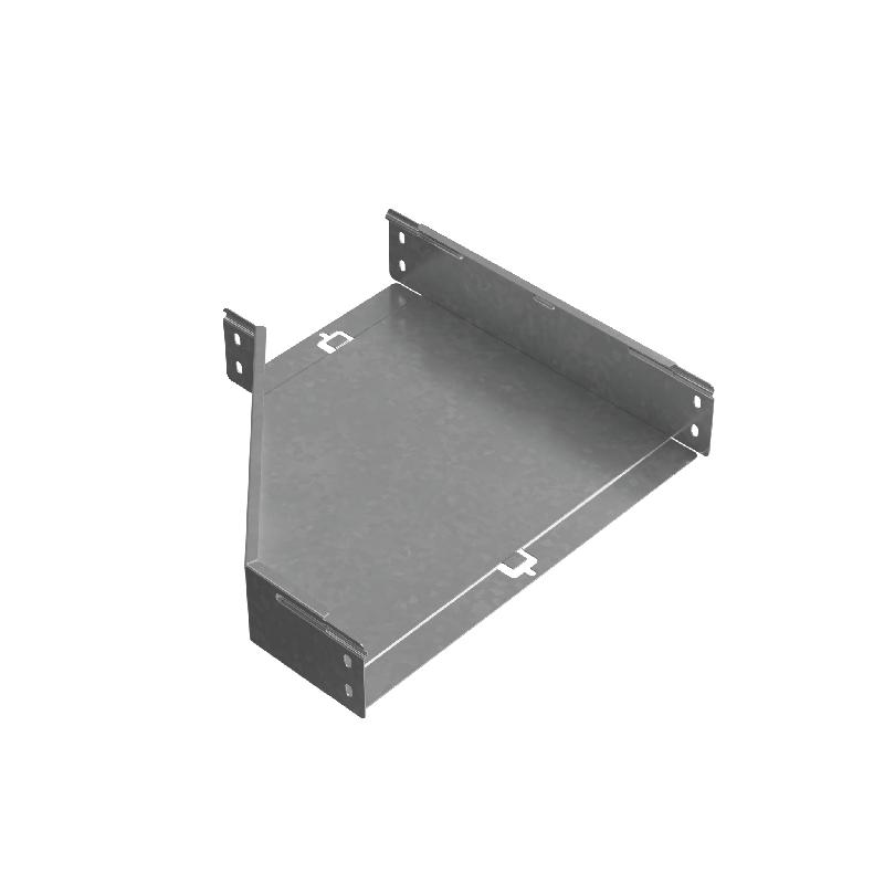 Переходник для лотка правый 80х200-400 сталь 1мм "ПЛЮС" PDplus80-200-400-R HD КМ PL1588