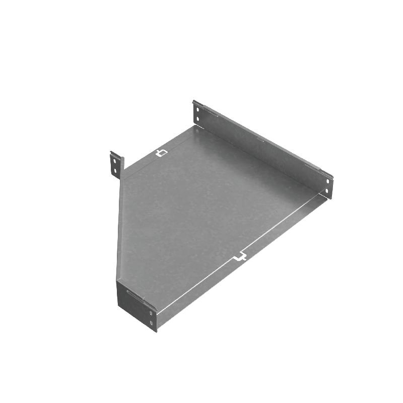 Переходник для лотка правый 80х300-600 сталь 1мм "ПЛЮС" PDplus80-300-600-R HD КМ PL1593