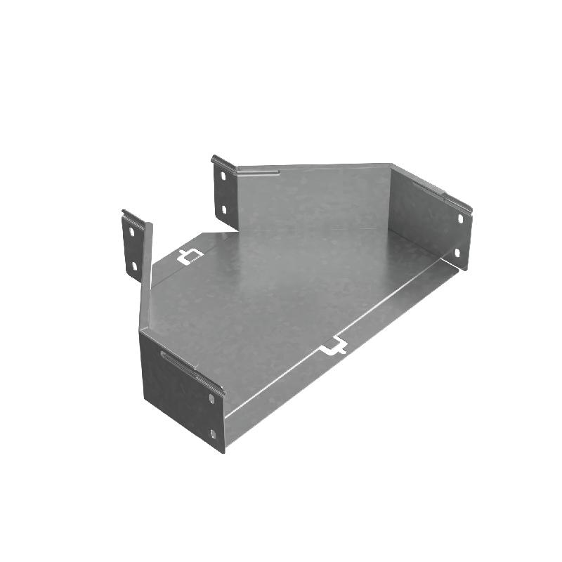 Переходник для лотка центральный 100х150-400 сталь 1мм "ПЛЮС" PDplus100-150-400-C КМ PL0814