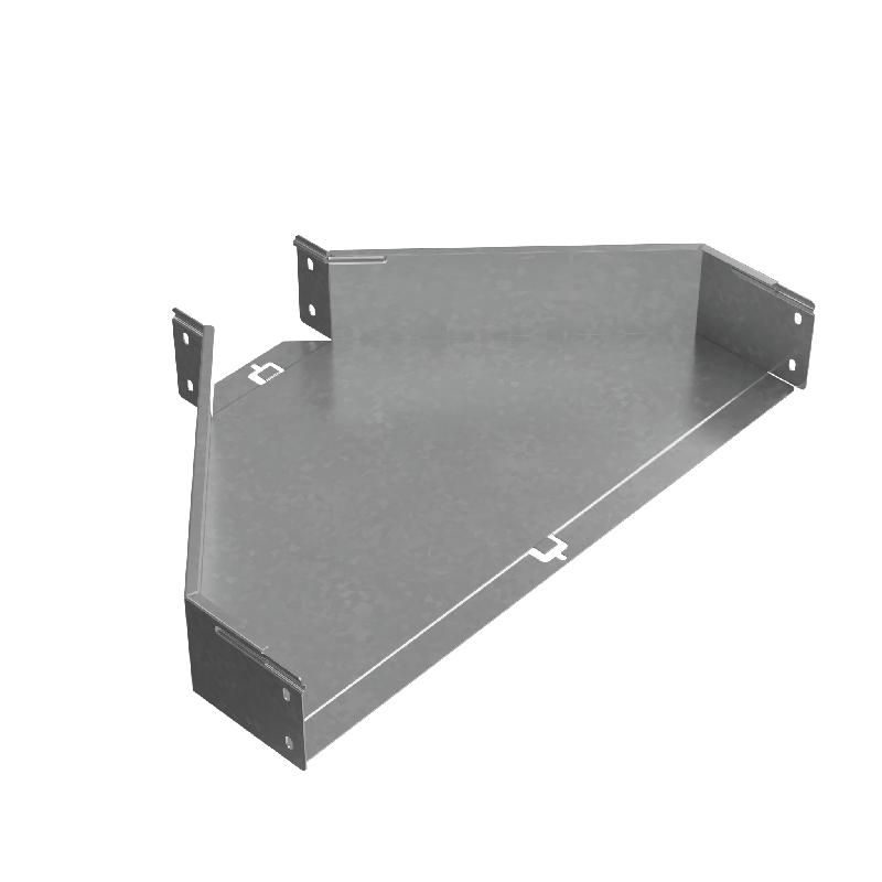 Переходник для лотка центральный 100х150-600 сталь 1мм "ПЛЮС" PDplus100-150-600-C КМ PL0816