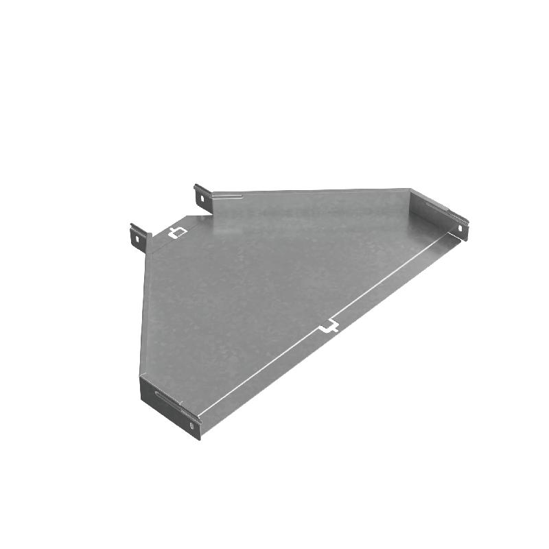 Переходник для лотка центральный 50х150-600 сталь 1мм "ПЛЮС" PDplus50-150-600-C HD КМ PL1701