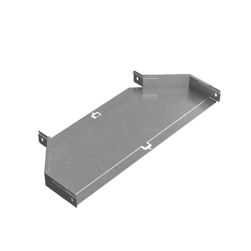 Переходник для лотка центральный 50х400-600 сталь 1мм "ПЛЮС" PDplus50-400-600-C HD КМ PL1710