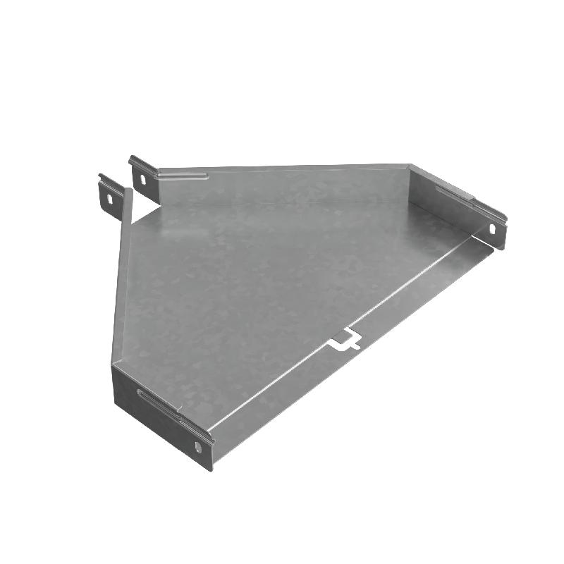 Переходник для лотка центральный 50х50-400 сталь 1мм "ПЛЮС" PDplus50-50-400-C КМ PL0763