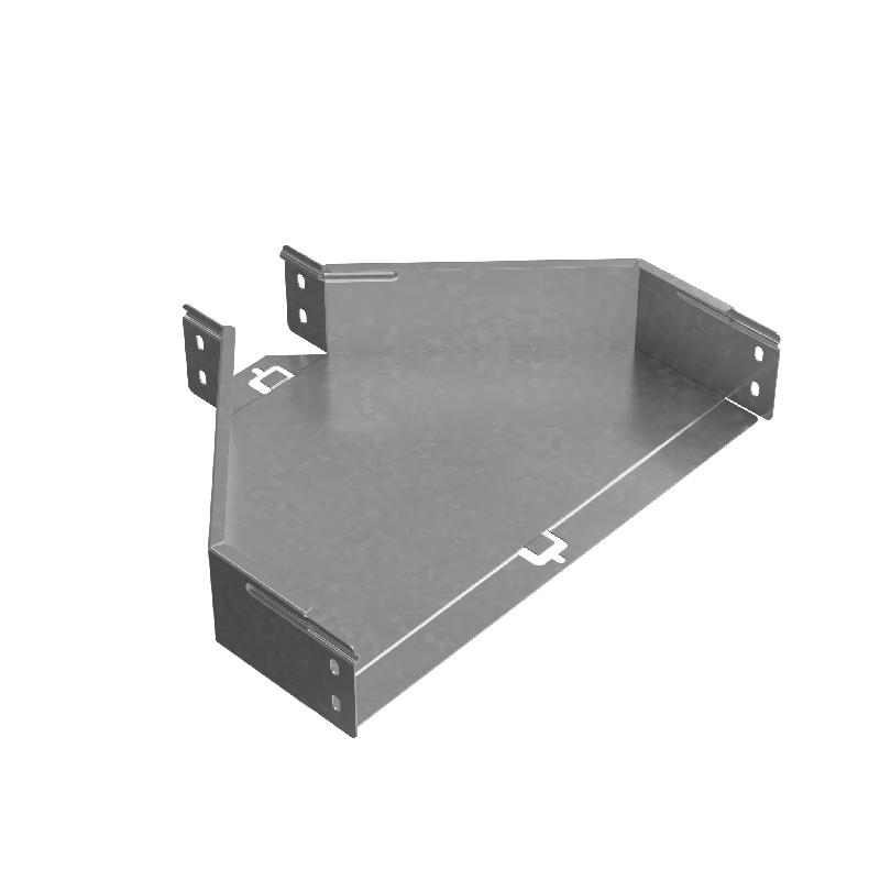 Переходник для лотка центральный 80х100-400 сталь 1мм "ПЛЮС" PDplus80-100-400-C HD КМ PL1715