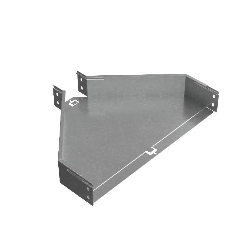 Переходник для лотка центральный 80х100-500 сталь 1мм "ПЛЮС" PDplus80-100-500-C КМ PL0789