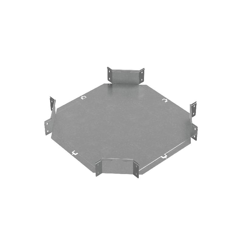 Ответвитель для лотка Х-образ. 400х100 сталь 1мм "ПЛЮС" XDplus100-400 HD КМ PL1547