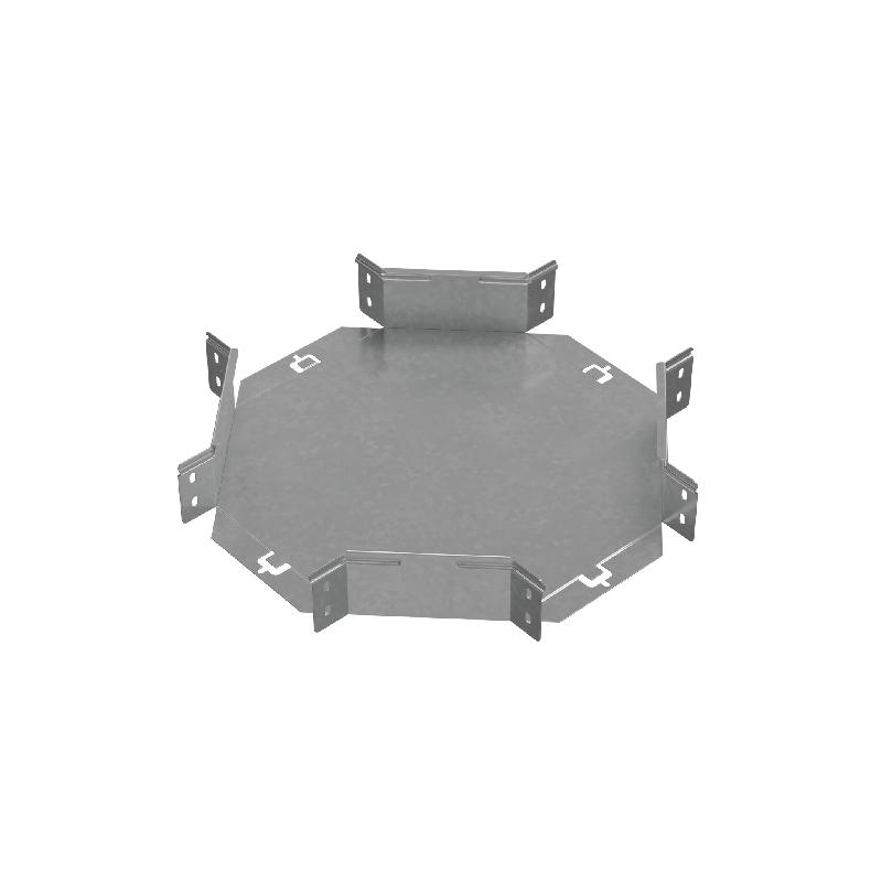 Ответвитель для лотка Х-образ. 200х80 сталь 1мм "ПЛЮС" XDplus80-200 HD КМ PL1538