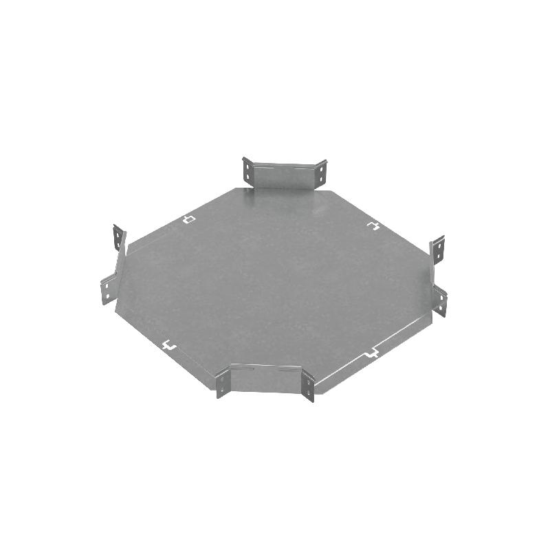 Ответвитель для лотка Х-образ. 400х80 сталь 1мм "ПЛЮС" XDplus80-400 КМ PL0613