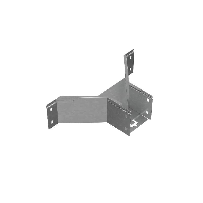 Ответвитель для лотка Т-образ. 100х100 сталь 1мм "ПЛЮС" TUplus100-100 КМ PL0594