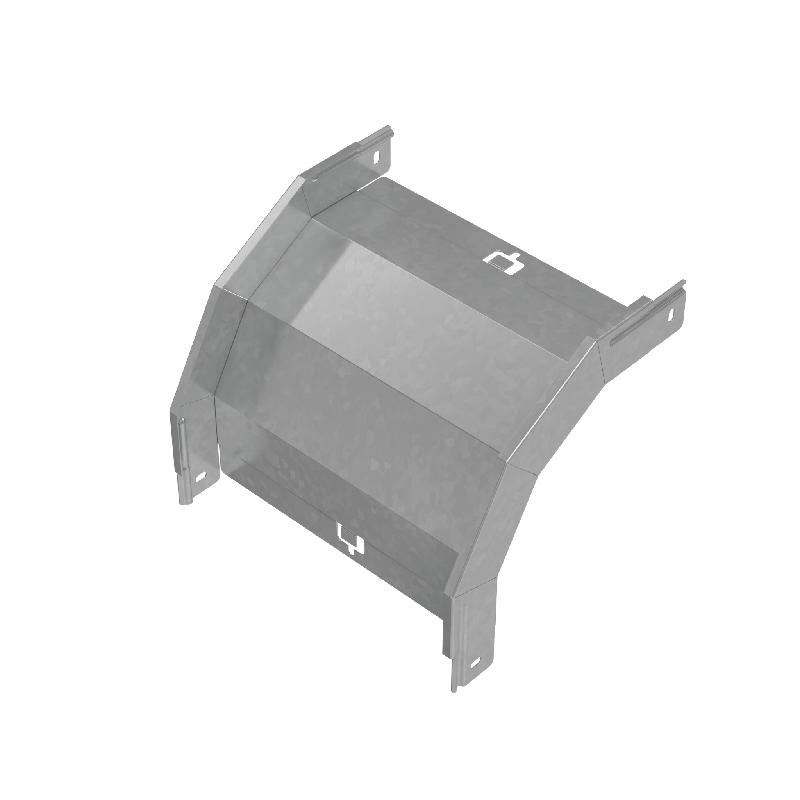 Угол для лотка вертикальный внешний 90град. 300х50 сталь 1мм "ПЛЮС" VLplus90-50-300 КМ PL0517