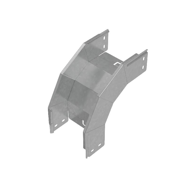 Угол для лотка вертикальный внешний 90град. 150х80 сталь 1мм "ПЛЮС" VLplus90-80-150 КМ PL0522