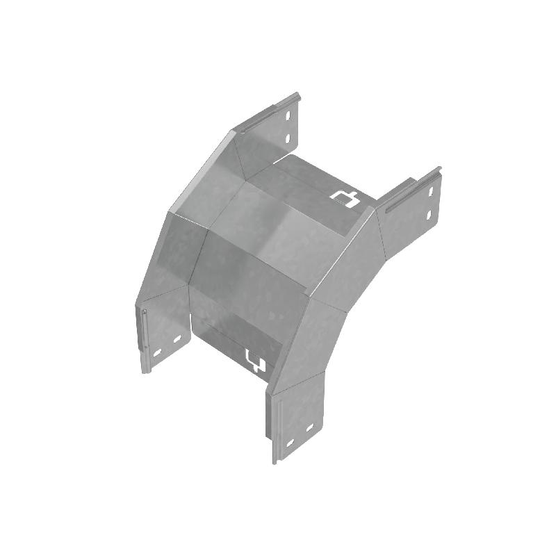 Угол для лотка вертикальный внешний 90град. 200х80 сталь 1мм "ПЛЮС" VLplus90-80-200 КМ PL0523