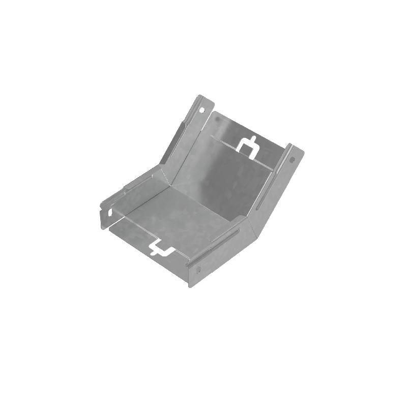 Угол для лотка вертикальный внутренний 45град. 150х50 сталь 0.8мм "ПЛЮС" NLplus45-50-150 КМ PL0493