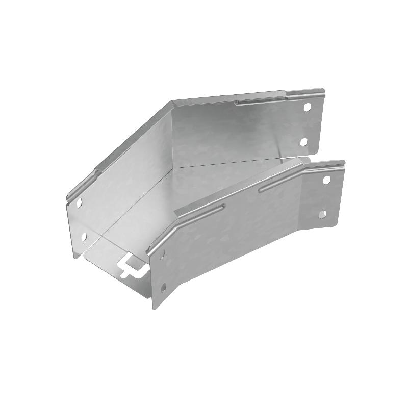 Угол для лотка горизонтальный 45град. 100х100 сталь 1мм "ПЛЮС" GLplus45-100-100 КМ PL0462