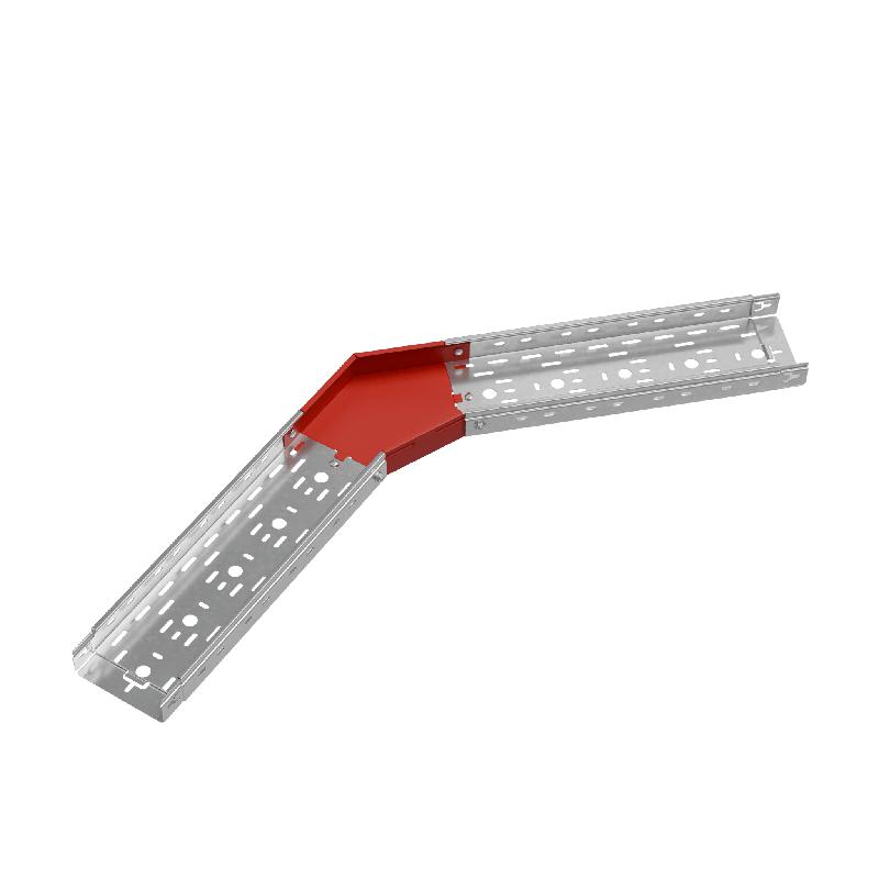 Угол для лотка горизонтальный 45град. 150х50 сталь 1мм "ПЛЮС" GLplus45-50-150 HD КМ PL1376