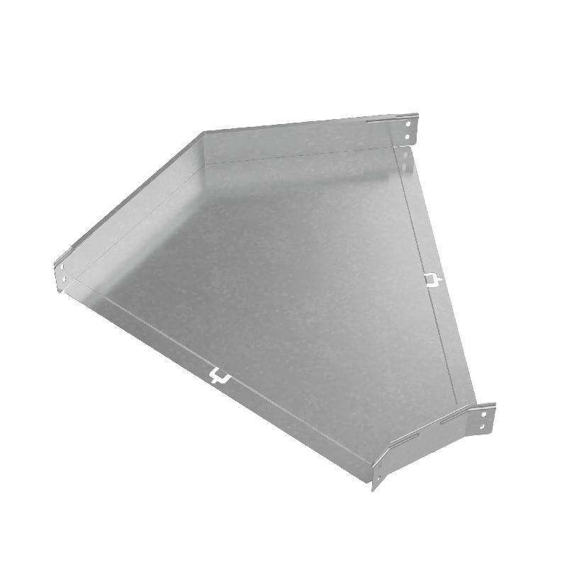 Угол для лотка горизонтальный 45град. 600х80 сталь 1.2мм "ПЛЮС" GLplus45-80-600 КМ PL0461