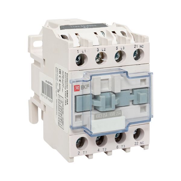 Контактор КМЭ 25А кат. 110В AC 1НО PROxima EKF ctr-s-25-110