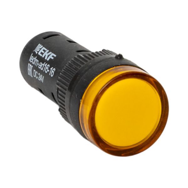 Матрица светодиодная AD16-16HS 24В AC (16мм) желт. EKF ledm-ad16-24-y