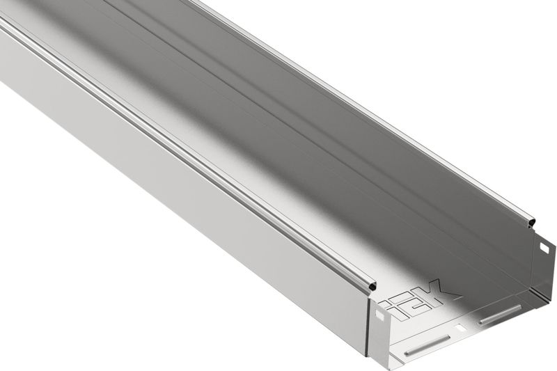 Лоток листовой неперфорир. 150х80 L3000 сталь 1мм IEK CLN10-080-150-100-3