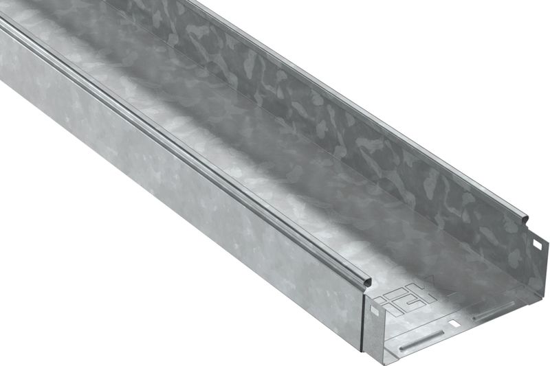 Лоток листовой неперфорир. 150х80 L3000 сталь 1.2мм HDZ IEK CLN10-080-150-120-3-M-HDZ