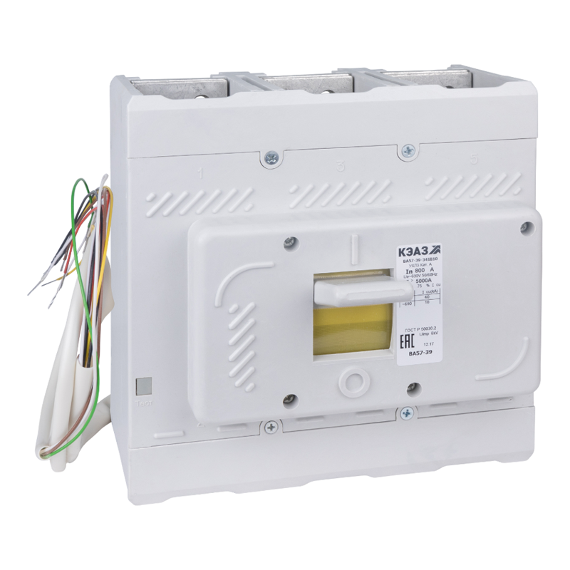Выключатель автоматический 2п 500А 1600Im 40кА ВА57-39-844610 УХЛ3 690В AC КЭАЗ 122608