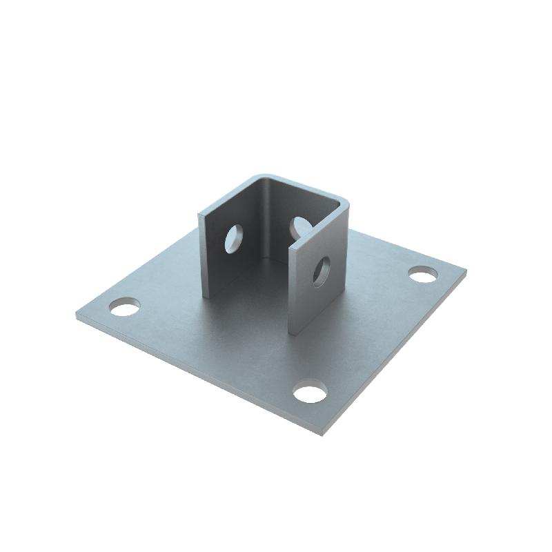 Основание одноканальное для страт-профиля 41х41 сталь 4мм OSN41-41 HD КМ LO14473