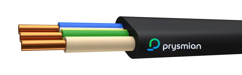 Кабель ВВГ-Пнг(А) 3х4 0.66кВ Ч (бухта) (м) РЭК-PRYSMIAN 1403060101