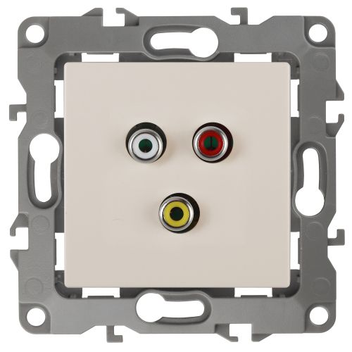 Розетка 12-3113-02 RCA сл. кость ЭРА Б0027472