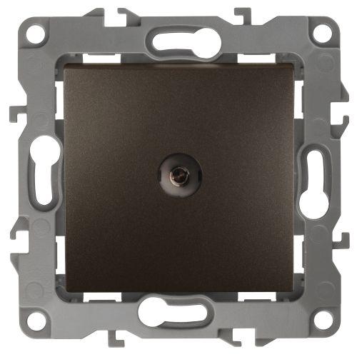 Розетка телевизионная проходная TV Эра12 12-3102-13 IP20 бронз. Эра Б0027438