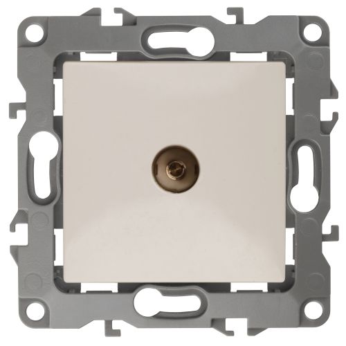 Розетка телевизионная проходная TV Эра12 12-3102-02 IP20 сл. кость Эра Б0027432