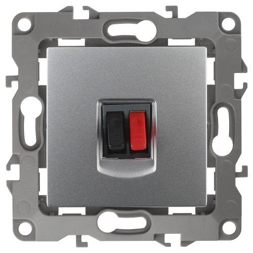 Розетка аудио 12-3111-03 алюм. ЭРА Б0027453