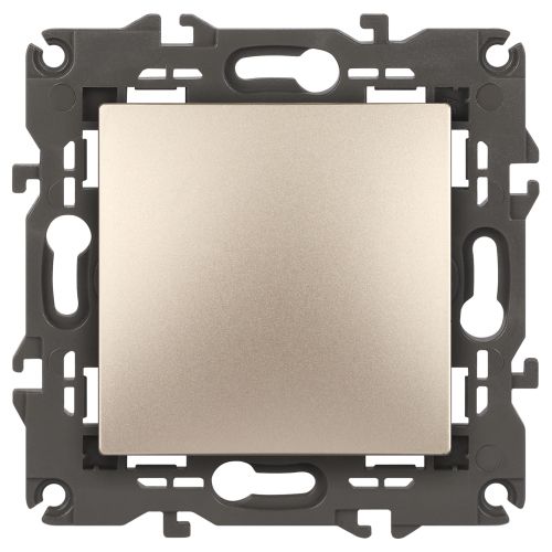 Переключатель 1-кл. СП Elegance 14-1103-04 10А IP20 250В 10AX механизм шампань Эра Б0034226