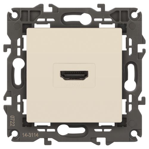 Розетка 14-3114-02 HDMI Elegance сл. кость ЭРА Б0034333