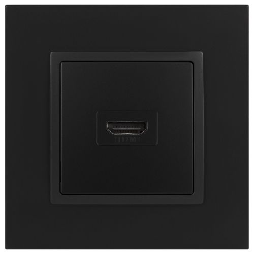 Розетка 14-3114-05 HDMI Elegance антрацит ЭРА Б0034336