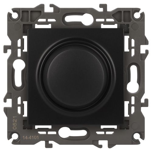 Светорегулятор поворотно-нажимной 400ВА 230В 14-4101-05 Elegance антрацит ЭРА Б0034344