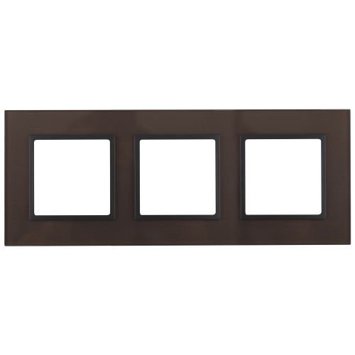 Рамка 3-м 14-5103-13 стекло Elegance бронза+антрацит ЭРА Б0034511