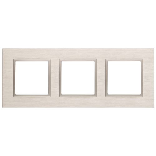 Рамка 3-м 14-5203-04 металл Elegance шампань+шампань ЭРА Б0034554