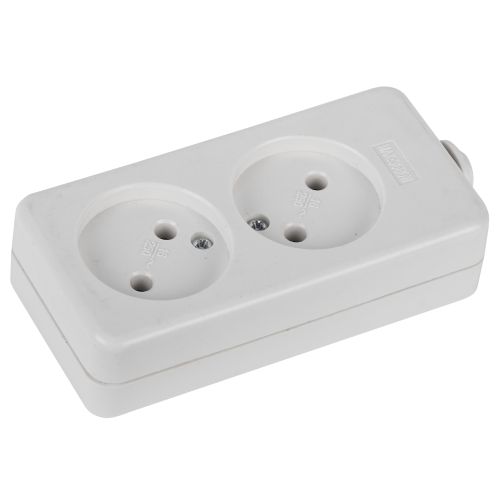 Колодка удлинителя 2-м без заземл. K-2 Эра Б0003474