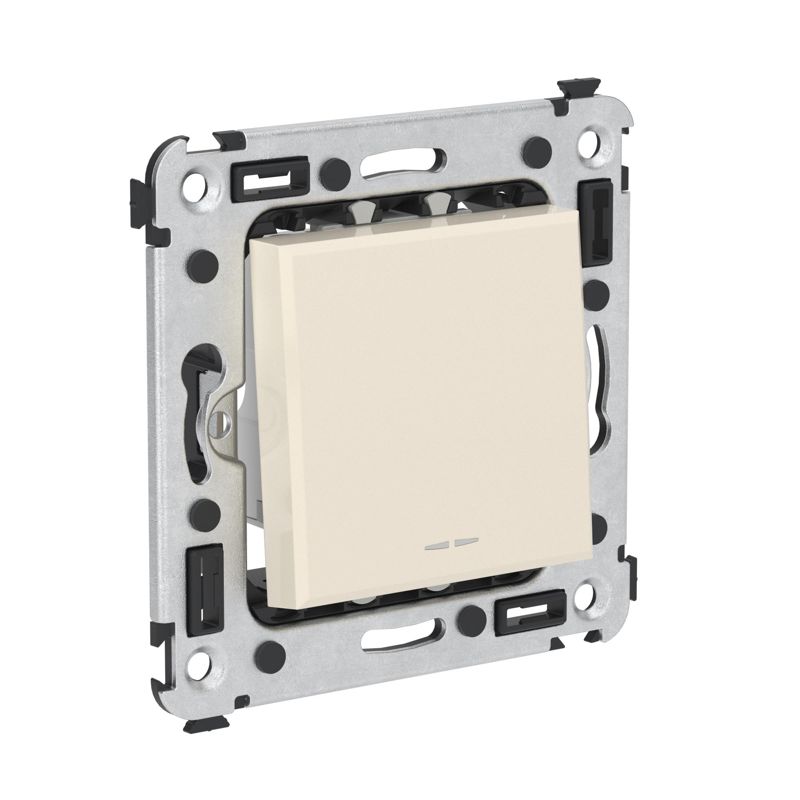 Переключатель 1-кл. 2мод. СП Avanti "Ванильная дымка" 16А IP20 беж. DKC 4405113