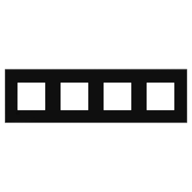Рамка 4-м 8мод. Avanti "Черный квадрат" DKC 4402908