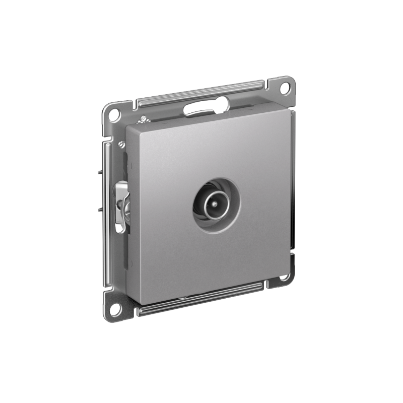 Розетка телевизионная проходная TV AtlasDesign 4дБ механизм алюм. SE ATN000392