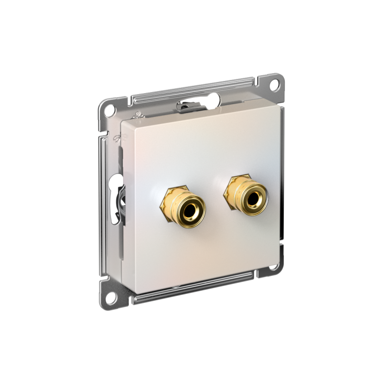 Розетка аудио 2-м AtlasDesign жемчуж. SE ATN000487