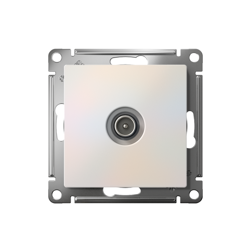 Розетка телевизионная оконечная TV AtlasDesign 1дБ механизм жемчуж. SE ATN000491