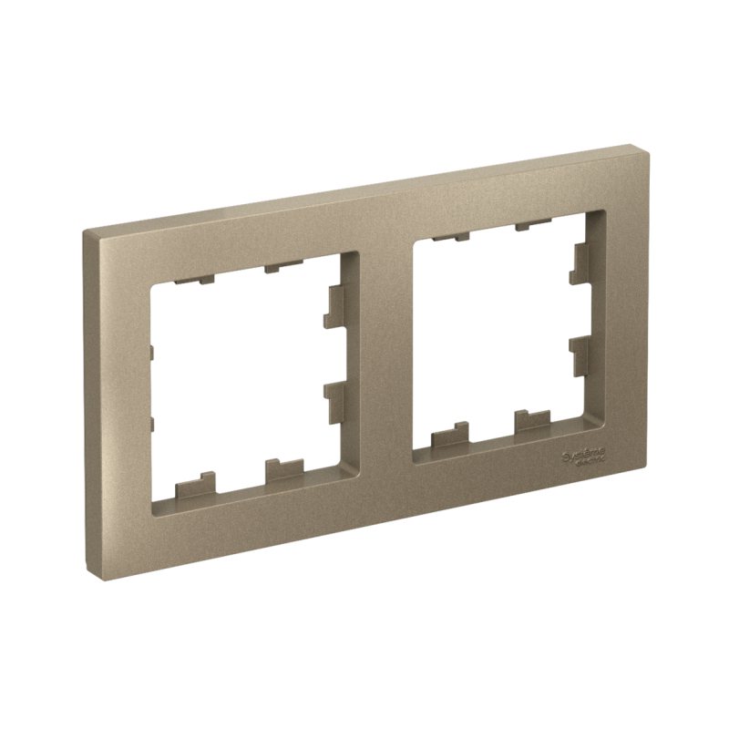 Рамка 2-м AtlasDesign универс. шампань SE ATN000502