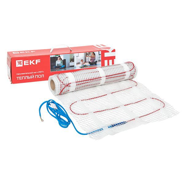 Комплект "Теплый пол" (мат) двухжил. 450Вт 3кв.м "Уют" PROxima EKF nm2-450-3